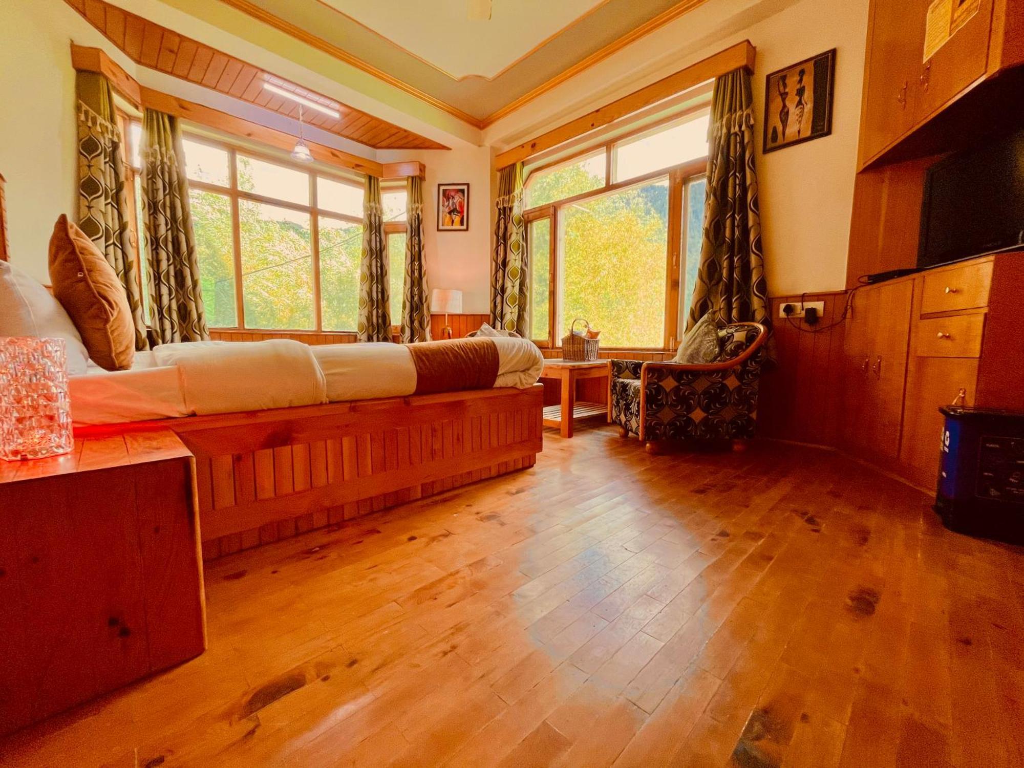 Woods Villa Cottage, Manali Exteriér fotografie